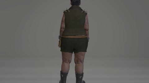 Fat | Female Ped | Multiple Outfits | Optimized & Fivem Ready [Add-On] — image 8