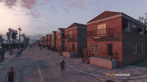 FIVEM Vespucci Hood | Custom Neighborhood Map Edit | Basketball Court & Residential Area | Add-On | Optimized | Fivem Ready | High Quality — image 8