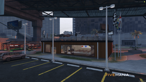 FIVEM Bennys Racetrack | Custom Racing Circuit MLO | Interior & Exterior | Track Lighting | Seating Area | Add-On | Optimized | Fivem Ready | High Quality — image 10