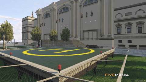 FIVEM Townhall V2 | Grand Government Building MLO | Interior & Exterior | Courtroom & Offices | Add-On | Optimized | Fivem Ready | High Quality — image 8