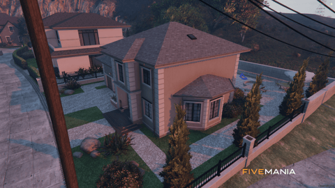 FIVEM Luxury Mirrorpark | Upscale Residential Area MLO | Multiple Mansions | Custom Landscaping | Pools & Garages | Interior & Exterior | Add-On | Optimized | Fivem Ready | High Quality — image 8