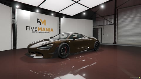 FIVEM McLaren 720S | Realistic Supercar [Unbadged] Add-On | Custom Wheels | HQ Interior | Working Lights | Optimized | Fivem Ready | High Quality, image 3