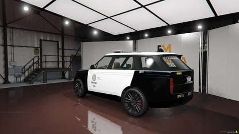 FIVEM Land Rover Range Rover (L460) | Lore Friendly Police SUV | Working Emergency Lights | Detailed Interior | Custom Livery | Optimized | Fivem Ready | High Quality, image 8