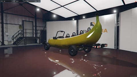 FIVEM Banana Car | Unique Novelty Vehicle [Unbadged] Add-On | Open-Top Design | Working Lights | Optimized | Fivem Ready | High Quality, image 8