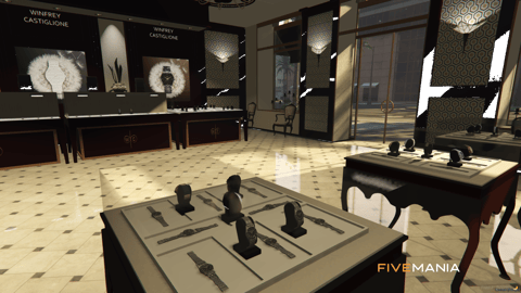 FIVEM Watch Store | Luxury Watch Store MLO | Interior & Exterior | Display Cases | Custom Props | Add-On | Optimized | Fivem Ready | High Quality — image 7
