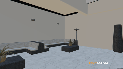 FIVEM Vinewood Villa | Luxury Modern Estate | Pool & Basketball Court | Gym & Walk-In Closet | Interior & Exterior | Mansion MLO | Add-On | Optimized | Fivem Ready | High Quality — image 9
