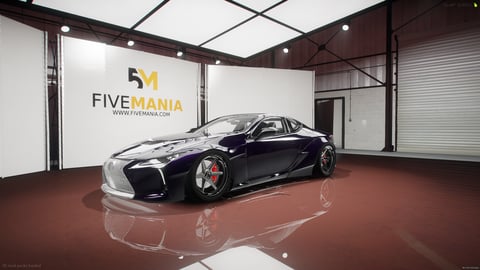 FIVEM Lc500 | Realistic Sports Car [Unbadged] Add-On | Interior & Exterior | Custom Wheels | Working Lights | Optimized | Fivem Ready | High Quality — image 3
