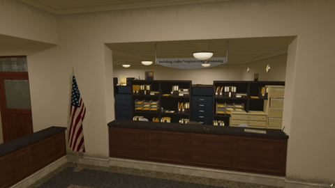 FIVEM Sandy City Hall | Grand Public Building MLO | Interior & Exterior | Public Services | Offices & Mailboxes | Add-On | Optimized | Fivem Ready | High Quality — image 4