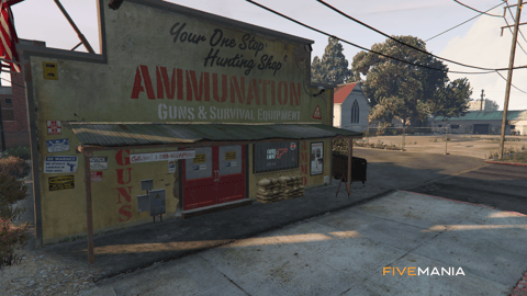 FIVEM Ammunation | Custom Gun Store MLO | Interior & Exterior | Custom Props | Add-On | Optimized | Fivem Ready | High Quality — image 2