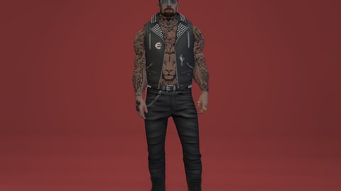 Rudolf | Male Ped | Multiple Outfits | Optimized & Fivem Ready [Add-On] — image 6