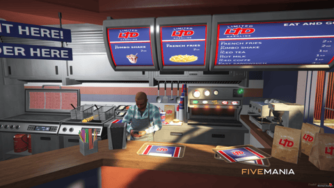 FIVEM Ltd Gasoline Reworked | Lore-Friendly Gas Station MLO | Interior & Exterior | Custom Props | Fast Food Counter | Add-On | Optimized | Fivem Ready | High Quality — image 8