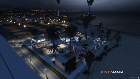 FIVEM Asgard Beach Club | Luxury Beachfront MLO | Interior & Exterior | Multiple Bars | Shop | Tennis Court | Add-On | Optimized | Fivem Ready | High Quality — image 27