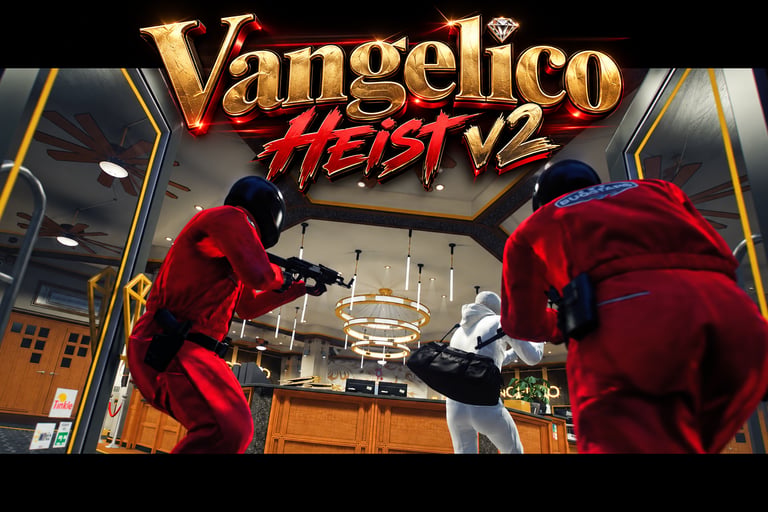 FIVEM Vangelico Heist v2, Advanced Jewelry Store Robbery Script