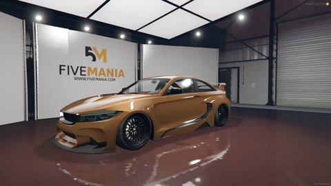 FIVEM Cyp2 | Realistic Sports Car [Unbadged] Add-On | Custom Body Kit | Spoiler | Custom Wheels | Red Interior Accents | Add-On | Optimized | Fivem Ready | High Quality, image 3