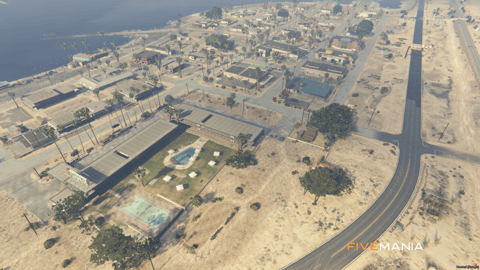 FIVEM Sandy Shores Reworked Full Package | Comprehensive Map Rework | Multiple MLOs | Custom Buildings | Enhanced Environment | Add-On | Optimized | Fivem Ready | High Quality — image 2