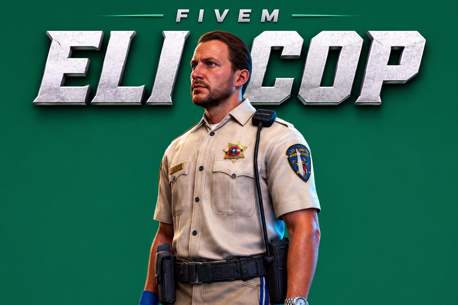 Eli Cop | Male Ped | Multiple Outfits | Optimized & Fivem Ready [Add-On]
