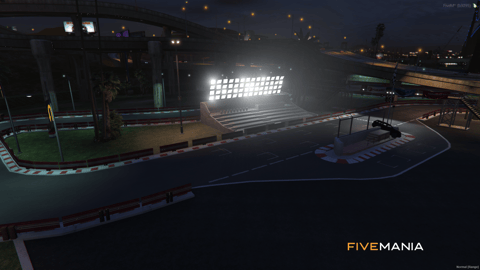 FIVEM Bennys Racetrack | Custom Racing Circuit MLO | Interior & Exterior | Track Lighting | Seating Area | Add-On | Optimized | Fivem Ready | High Quality — image 21