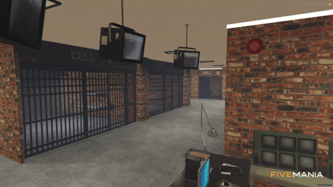 FIVEM Vespuccipolice | Modern Police Department MLO | Interior & Exterior | Jail Cells | Armory | Parking Garage | Add-On | Optimized | Fivem Ready | High Quality — image 13
