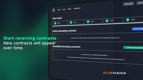 FIVEM Boosting Script | Advanced Crime System | Contracts | User Levels | UI & Leaderboard | Vehicle Tracking | Add-On | Optimized | Fivem Ready | High Quality, image 8