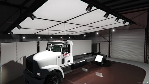FIVEM International LoneStar | Lore Friendly Heavy-Duty Flatbed Truck Add-On | Working Lights | Benny's Livery | Optimized | Fivem Ready | High Quality, image 3