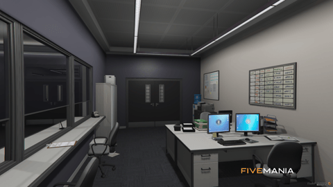 FIVEM Vinewood Police Department | Detailed Police Station MLO | Interior & Exterior | Offices & Jail Cells | Parking Garage | Add-On | Optimized | Fivem Ready | High Quality — image 18