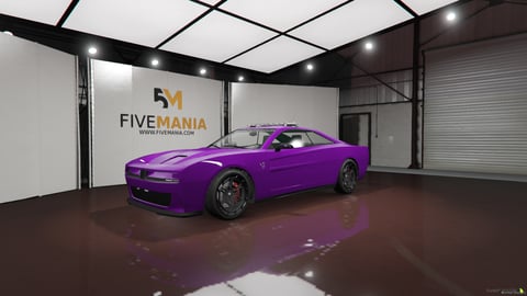 FIVEM Dodge Challenger | Lore Friendly Muscle Car | Custom Bodykit | Detailed Interior | Working Lights | Add-On | Optimized | Fivem Ready | High Quality, image 3
