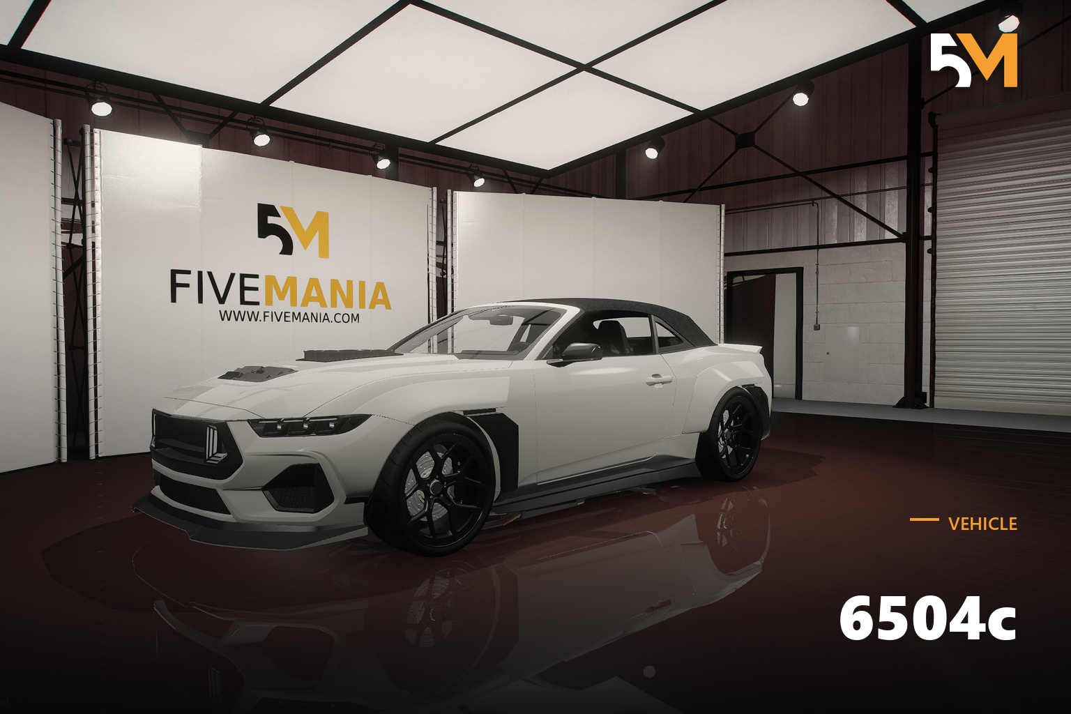 FIVEM 6504c | Realistic Sports Car [Unbadged] Add-On | Convertible Top | Custom Body Kit | Interior & Exterior | Optimized | Fivem Ready | High Quality