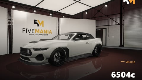 FIVEM 6504c | Realistic Sports Car [Unbadged] Add-On | Convertible Top | Custom Body Kit | Interior & Exterior | Optimized | Fivem Ready | High Quality cover