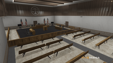 FIVEM Down Town Courthouse | Grand Legal MLO | Interior & Exterior | Offices & Waiting Areas | Add-On | Optimized | Fivem Ready | High Quality — image 19