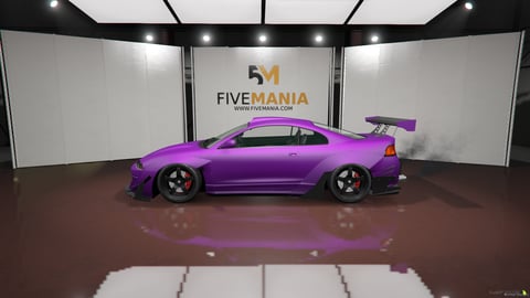 FIVEM Mitsubishi Eclipse (2nd Gen) | Lore Friendly JDM Sports Car | Widebody Kit | Custom Tuning | Optimized | Fivem Ready | High Quality, image 6