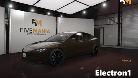 FIVEM Electron1 | Realistic Electric Sedan [Unbadged] Add-On | Interior & Exterior | Working Lights | Add-On | Optimized | Fivem Ready | High Quality cover
