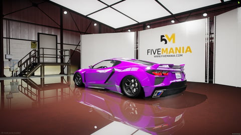FIVEM Coquette4 | Realistic Sports Car Add-On | Custom Body Kit | Custom Wheels | Add-On | Optimized | Fivem Ready | High Quality — image 8