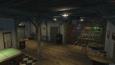 FIVEM Paleto Hideout V3 | Rustic Countryside MLO | Interior & Exterior | Bar & Pool Table | Optimized Lighting | Add-On | Optimized | Fivem Ready | High Quality — image 3