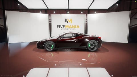 FIVEM Lwalk458 | Realistic Sports Car [Unbadged] Add-On | Custom Wheels | Detailed Interior | Add-On | Optimized | Fivem Ready | High Quality — image 7