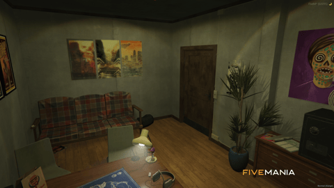 FIVEM Ballas Hideout | Custom Gang Hideout MLO | Interior & Exterior | Custom Props | Graffiti Art | Pool Table | Add-On | Optimized | Fivem Ready | High Quality — image 11