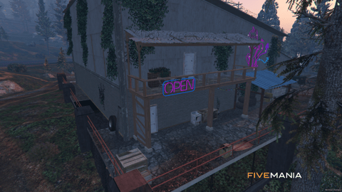FIVEM Paleto Bar | Rustic Forest Bar MLO | Interior & Exterior | Custom Props | Add-On | Optimized | Fivem Ready | High Quality — image 5