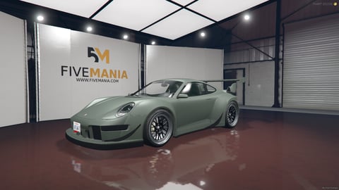 FIVEM Cs26 | Realistic Sports Car [Unbadged] Add-On | Widebody Kit | Custom Wheels | Big Rear Wing | Add-On | Optimized | Fivem Ready | High Quality, image 3