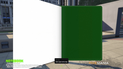 FIVEM Notebook Script | Interactive In-Game Utility | Text Editing | Image Embedding | Freehand Drawing | Customization | Add-On | Optimized | Fivem Ready | High Quality, image 11