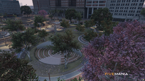 FIVEM Legion V4 | Multi-Purpose City Square MLO | Wedding Venue | Outdoor Amphitheater | Landscaping | Add-On | Optimized | Fivem Ready | High Quality — image 3