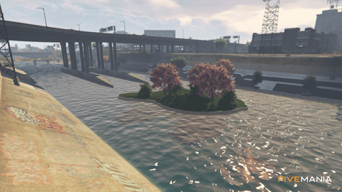 FIVEM Lossantosriver | Revitalized Map Edit | Landscaping & Seating Areas | Add-On | Optimized | Fivem Ready | High Quality — image 2