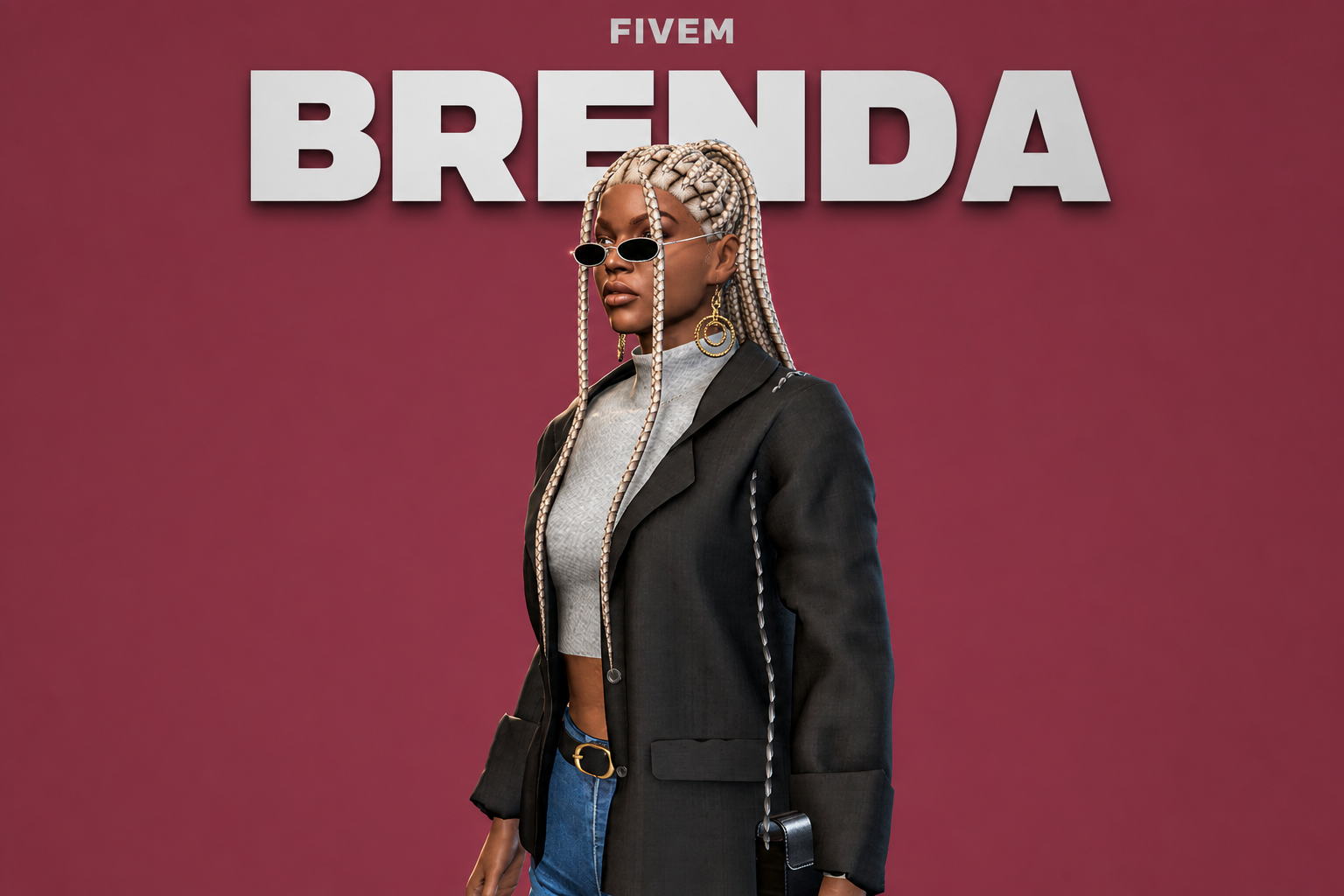 Brenda | Female Ped | Multiple Outfits | Optimized & Fivem Ready [Add-On]