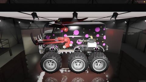 FIVEM Tmdarktooth | Armored Monster Truck [Unbadged] Add-On | Custom Livery | Heavy Duty | Weaponized | Optimized | Fivem Ready | High Quality, image 7