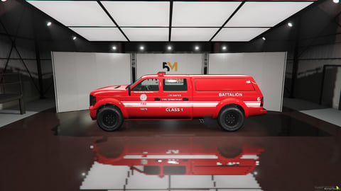 FIVEM Ford F-Series Super Duty | Lore Friendly Fire Department Truck | Working Lights | Custom Liveries | Detailed Interior & Exterior | Add-On | Optimized | Fivem Ready | High Quality, image 7