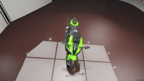 FIVEM Kawasaki ZX-10R | Realistic Sport Bike [Unbadged] Add-On | Working Lights | Optimized | Fivem Ready | High Quality — image 5