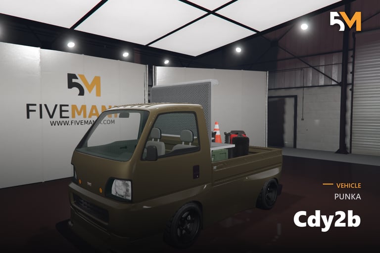 FIVEM Punka Cdy2b, Compact Utility Truck Add-On
