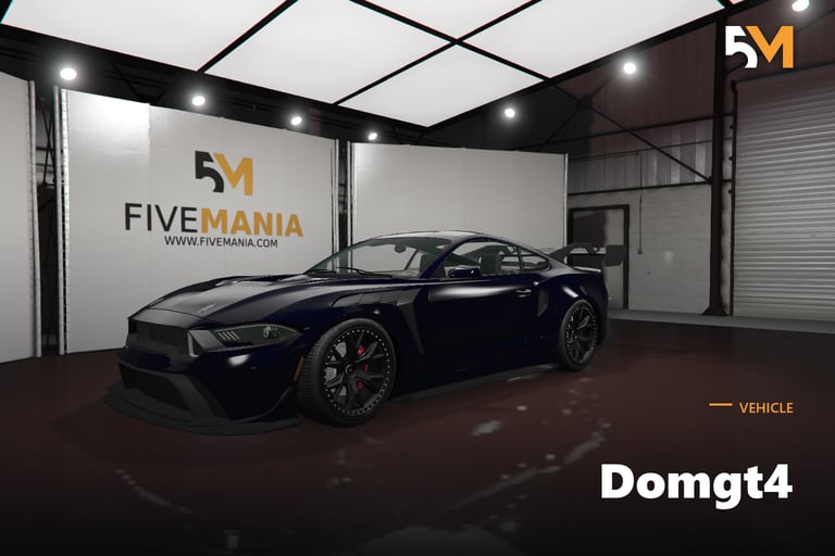 FIVEM Domgt4, Realistic Sports Car [Unbadged] Add-On