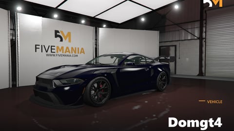 FIVEM Domgt4 | Realistic Sports Car [Unbadged] Add-On | Interior & Exterior | Working Lights | Tuning Parts | Add-On | Optimized | Fivem Ready | High Quality cover