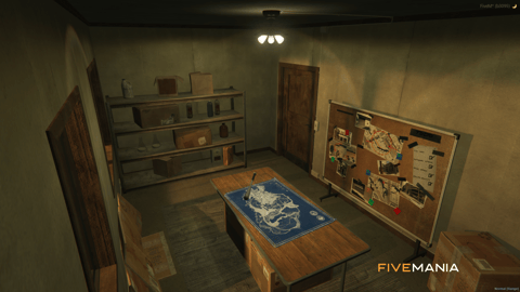 FIVEM Ballas Hideout | Custom Gang Hideout MLO | Interior & Exterior | Custom Props | Graffiti Art | Pool Table | Add-On | Optimized | Fivem Ready | High Quality — image 9