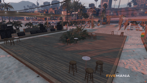 FIVEM Beach Club | Vibrant Coastal MLO | Bar & Hot Tub | Seating Areas | Add-On | Optimized | Fivem Ready | High Quality — image 11
