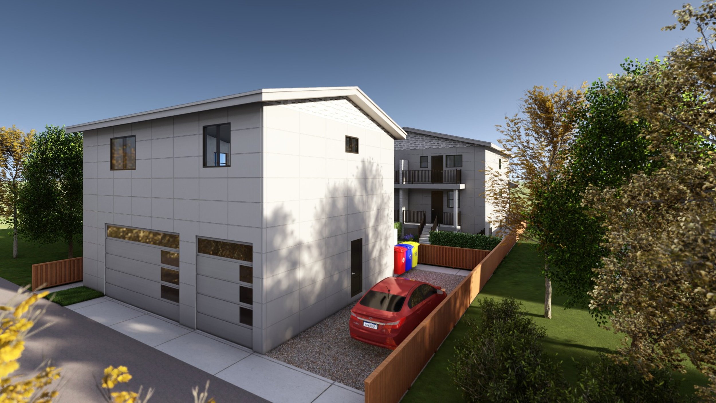 3D home rendering — CoreVal Homes architectural design